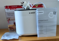 BOSCH MyMoment 2 Slice White Toaster Brand New, BNWT, TAT2M121