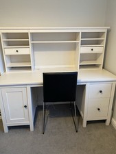 Ikea hemnes white storage desk