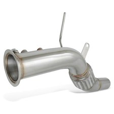 STAINLESS DECAT EXHAUST FRONT DOWN PIPE FOR BMW 5 SERIES F10 F11 F07 N20 11-16