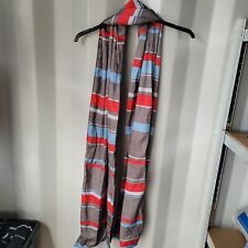 Mens Striped Scarf Multicoloured Unbranded