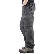 Mens Combat Military Army Camouflage Cargo Camo Trousers Pants Casual Work Pants
