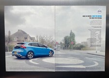 Original Volvo V40 R-Design magazine Advert. (2 pages). 2015 Free P&P
