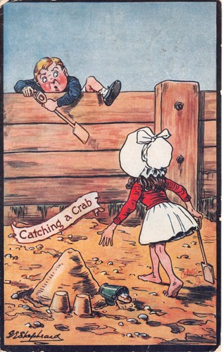 Tuck old postcard seaside - old,