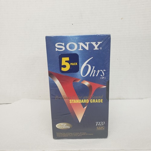 Sony hrs 120vf vhs 5 - t-120vf,