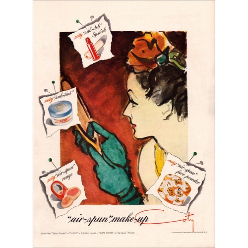 1943 coty cosmetics original - coty,