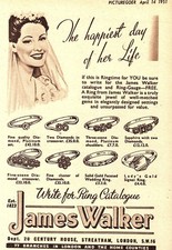 1950s Advert for JAMES WALKER