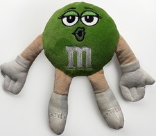 Green M&M Plush 8” Stuffed