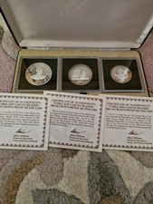 1980 Mountbattan 3 Coin Silver Proof Set