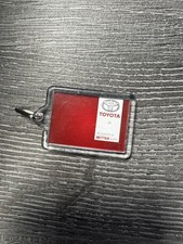 Toyota Main Dealer Key Ring Key Chain Genuine Yaris Aygo Corolla Prius Verso UK