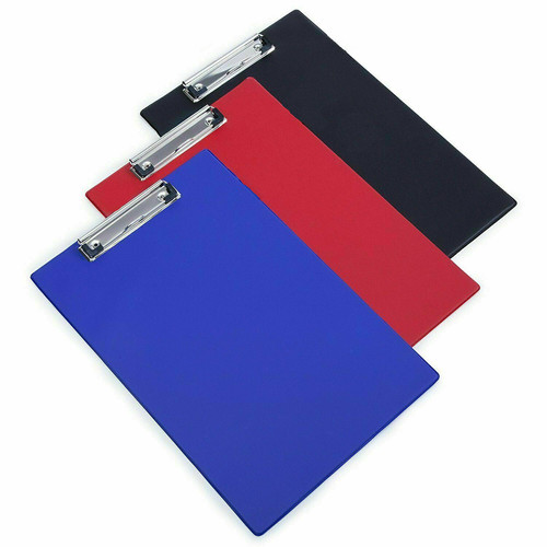 Foolscap clipboard pvc clip - a4,