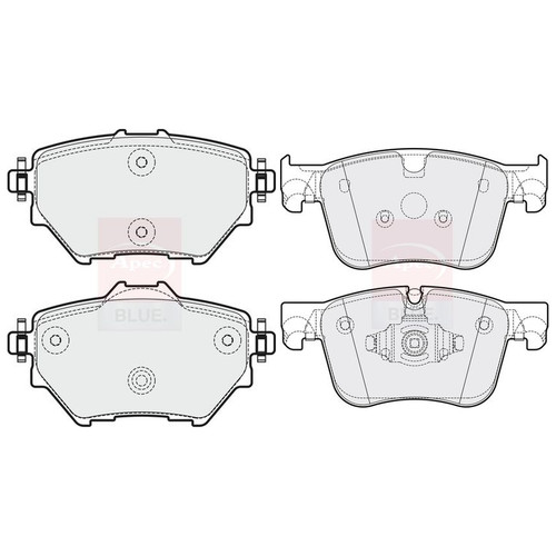 Apec front rear pads fits - apec,
