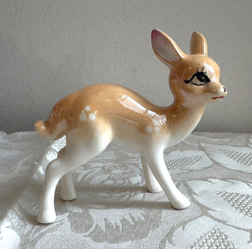 Vintage lustre glaze deer - lustre,