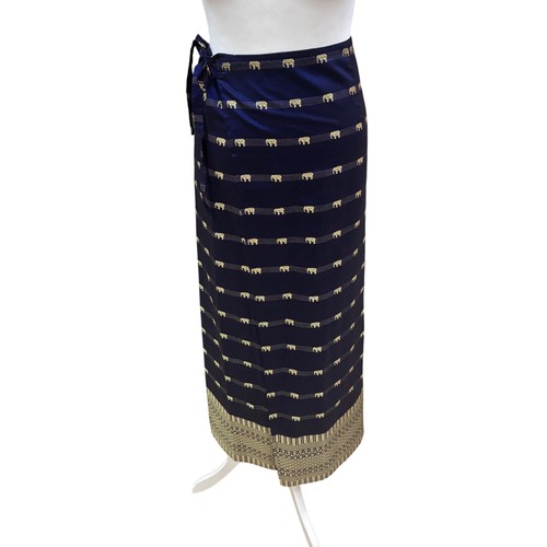 Thai silk wrap skirt - silk,