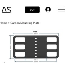 Triathlon Bar Mounting Plate