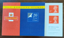 MG1 - GB First self adhesive stamps - 20 x 1st class Booklet - Free UK P&P