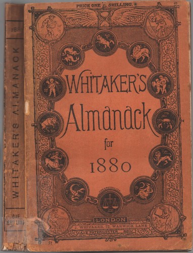 Whitaker almanack for 1880 - for,