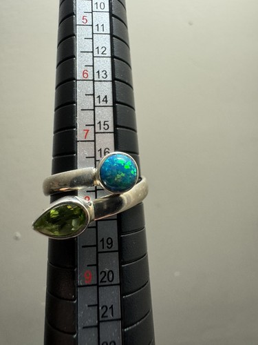 925 sterling silver - sterling, peridot