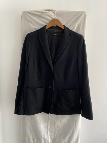 Windsor black 100 wool - black, jacket