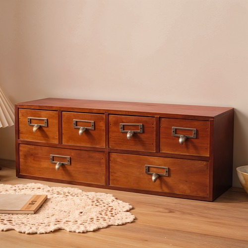Wooden desk organizer storage - desk,