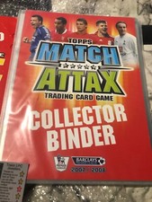 MATCH ATTAX 2007/08 07/08 NEAR FULL COMPLETE SET OF CARDS IN BINDER Very Rare!