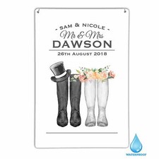 Personalised Mr Mrs Wedding