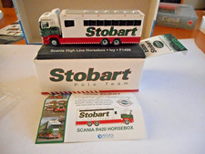 Atlas 4 649 108 Scania High Line Horsebox Stobart Polo Team   1:76 + Cert + box