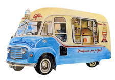 Ice Cream Van Magnet - Ice