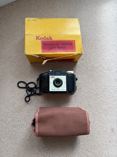 Kodak brownie 127 camera - kodak, case