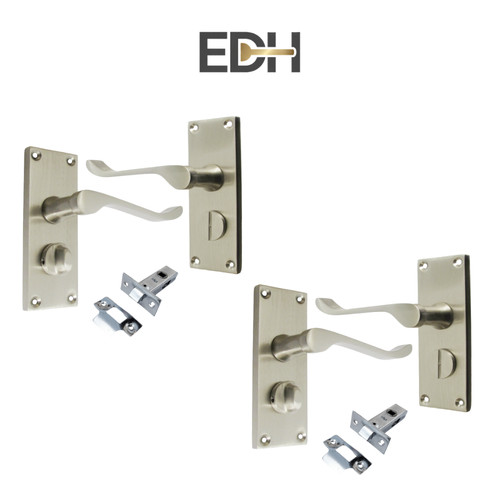 Victorian scroll satin nickel - victorian,