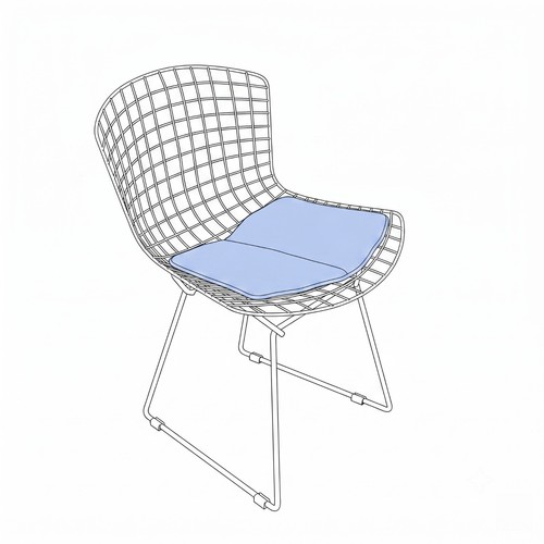 Knoll bertoia chair seat - seat, pad