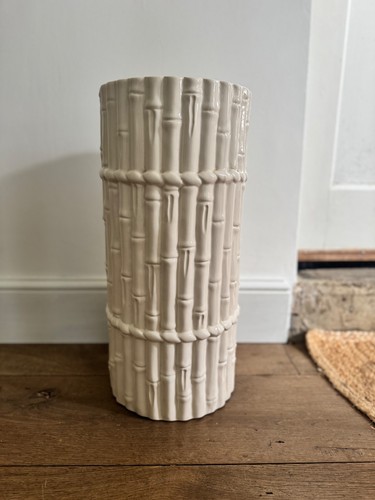 Vintage white ceramic faux - white,