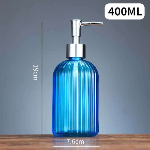 Glass pump soap - dispenser, with