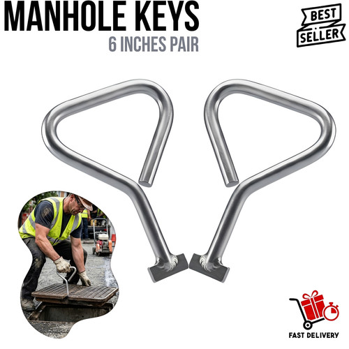 Manhole cover lifting keys - cover,