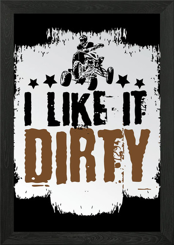 Quad rider framed wall art - framed,