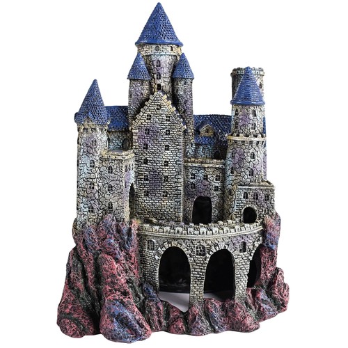 Large aquarium castle - large,