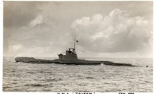 RP Military Naval Postcard - H.M. Submarine Triton.  Wright & Logan.