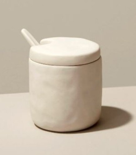 Stoneware sugar bowl - stoneware, with