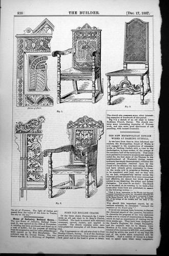 Old english chairs - old, st