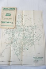 Feb 1955 United Counties Bus Timetable Eastern Area