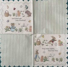 2 X Peter Rabbit Single Paper