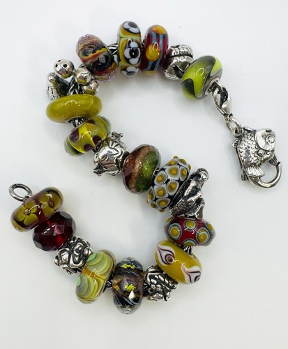 Trollbeads bracelet faceted - bracelet, w/faceted