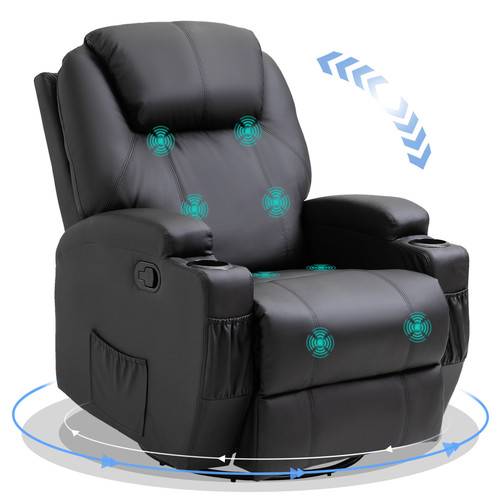 Faux leather electric point - leather, 8-point