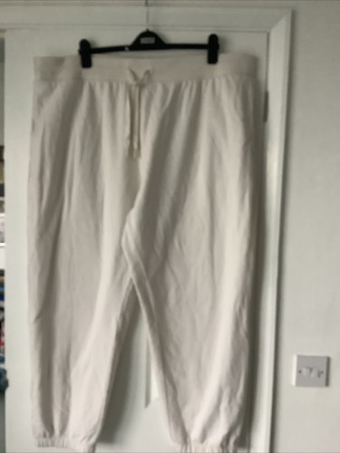 Cream jogging bottoms - bottoms, size