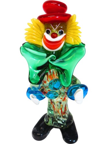 Murano style clown - -,