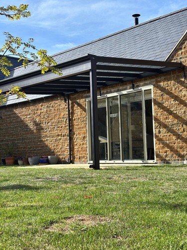 Aluminium glass roof veranda - roof,