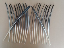 20 Semi-Stripped Grey Goose Quill 12" / 30cm - Make your own fishing float