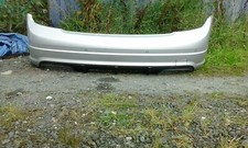 MERCEDES C63 AMG w204 2008, silver rear bumper and diffuser, in great condition