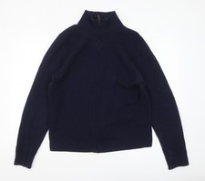 Jaeger Men's Blue Wool Full