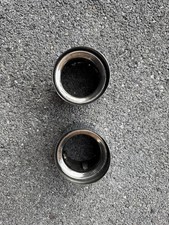 Mini JCW F56 Exhaust Tips Genuine Tailpipe Trim Chrome