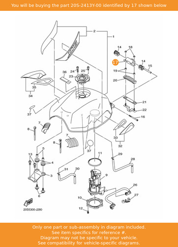 Yamaha bracket tank fitting - yamaha,
